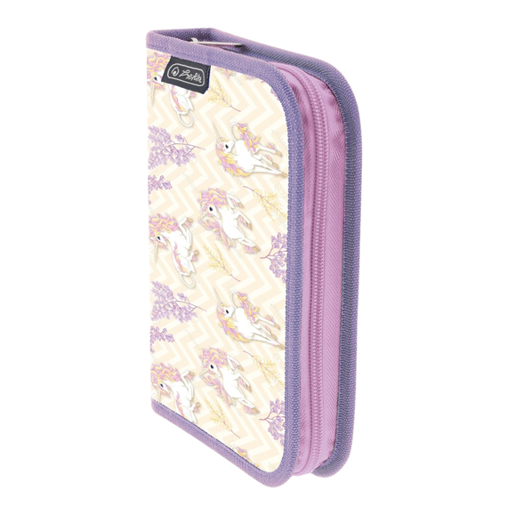 Penar neechipat, 1 fermoar si clapa interioara, HERLITZ Unicorn - - Roveli