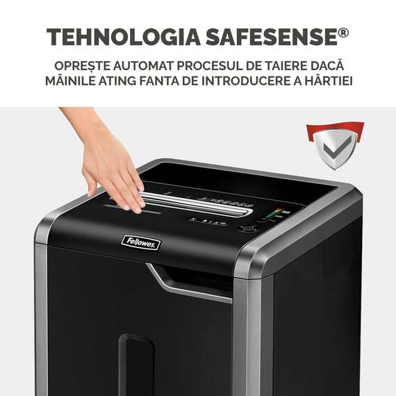 Distrugator documente 26 coli, Strip-Cut, FELLOWES 325i - 4- Roveli