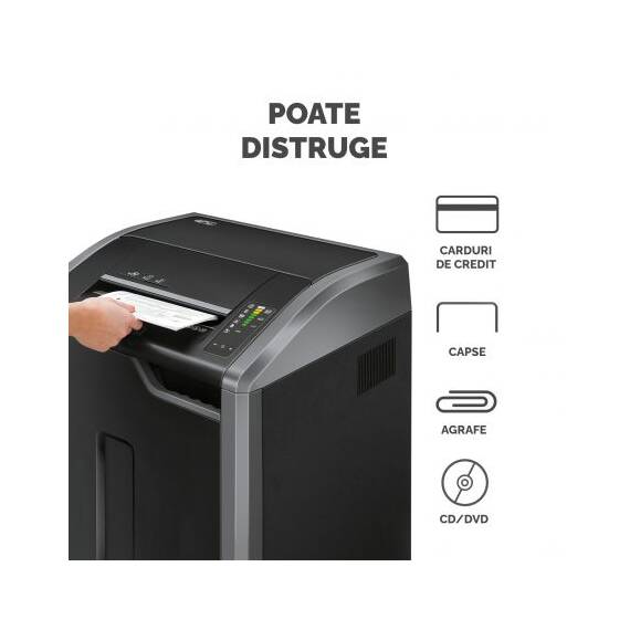 Distrugator documente 32 coli, Cross-Cut, FELLOWES 425Ci - 4- Roveli