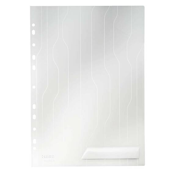 Mapa plastic A4 cu perforatii, 40 coli, 5 buc/set, LEITZ CombiFile - - Roveli