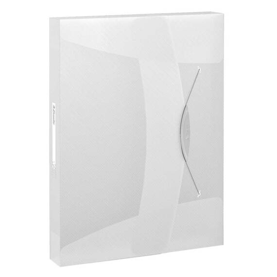 Mapa plastic A4, cu elastic ESSELTE Vivida Jumbo, Culoare (230): Alb - 2- Roveli