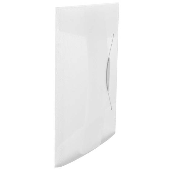 Mapa plastic A4, cu elastic ESSELTE Vivida, Culoare (230): Alb - 2- Roveli