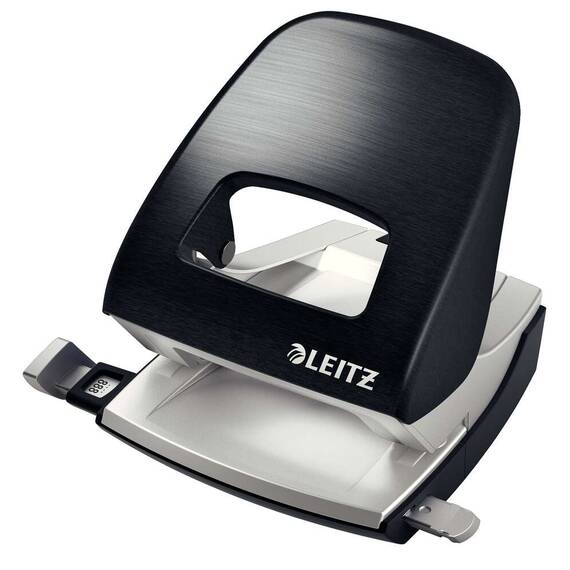 Perforator metalic, LEITZ NeXXt Style 5006, 30 coli, Culoare (230): Negru - 2- Roveli