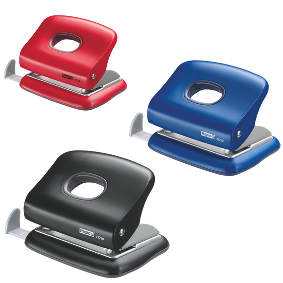 Perforator RAPID FC20, 20 coli, Culoare (230): Albastru - - Roveli