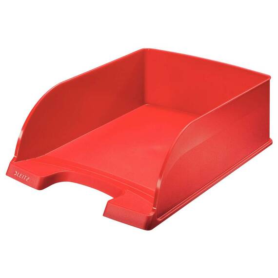 Tavita documente cu capacitate mare, color, LEITZ Plus Jumbo, Culoare (230): Rosu - 2- Roveli