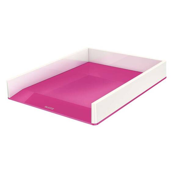 Tavita documente dual color, LEITZ WOW, Culoare (230): Roz - 2- Roveli