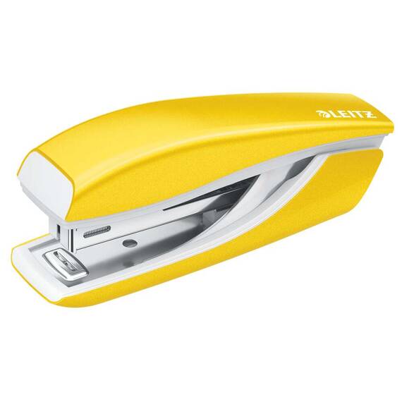Capsator metalic 10 coli, LEITZ Mini WOW NeXXt Series 5528, Culoare (230): Galben - 2- Roveli