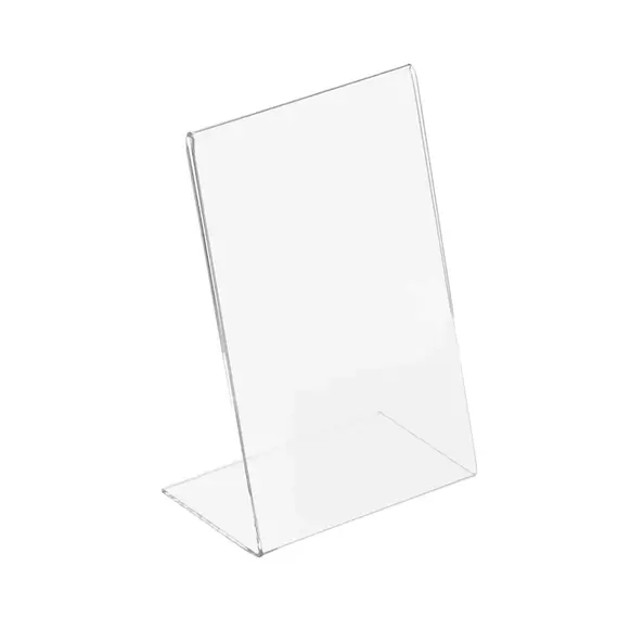 Display plastic pentru prezentare A4, forma L, transparent, portret, EXACOMPTA - - Roveli