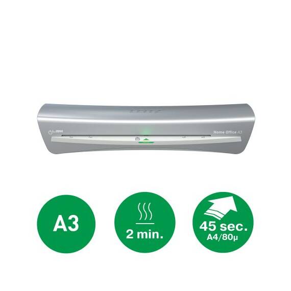 Laminator A3, LEITZ iLAM Home Office - 6- Roveli