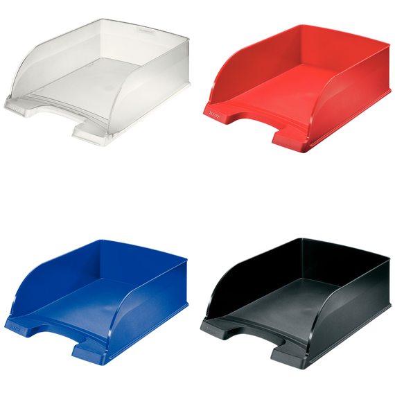 Tavita documente cu capacitate mare, color, LEITZ Plus Jumbo, Culoare (230): Rosu - - Roveli