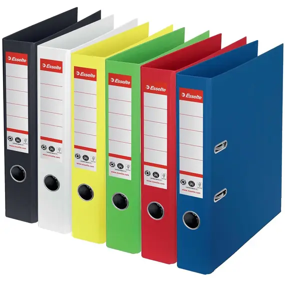 Biblioraft carton reciclat, 5 cm ESSELTE Nr. 1 Power, Culoare (230): Albastru - - Roveli