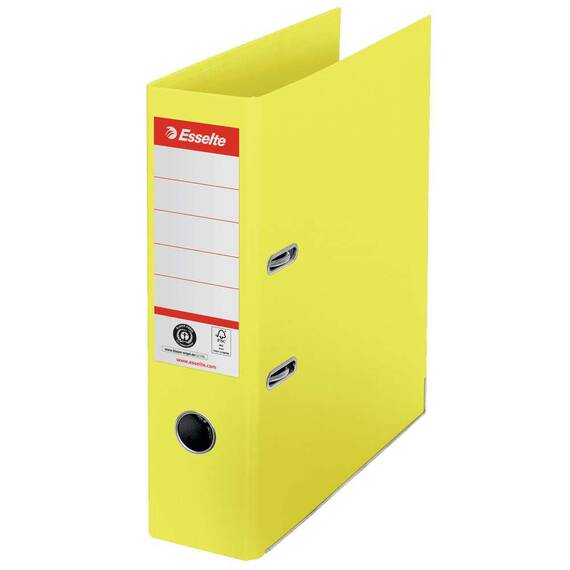 Biblioraft carton reciclat, 7.5 cm ESSELTE Nr. 1 Power, Culoare (230): Galben - 2- Roveli
