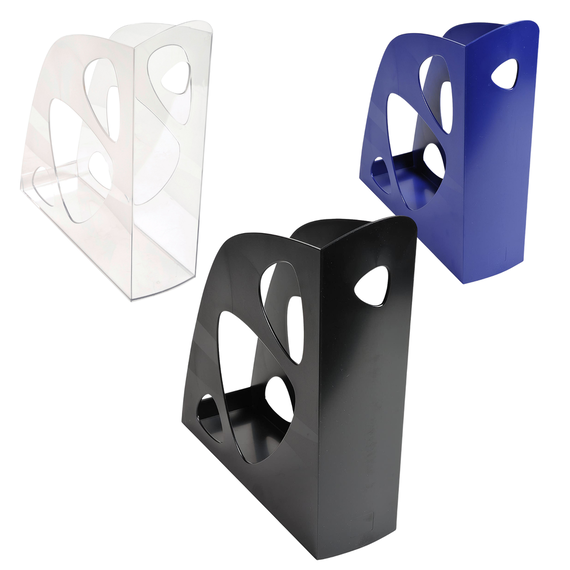 Suport vertical A4 din plastic, EXACOMPTA Eco, Culoare (230): Negru - - Roveli