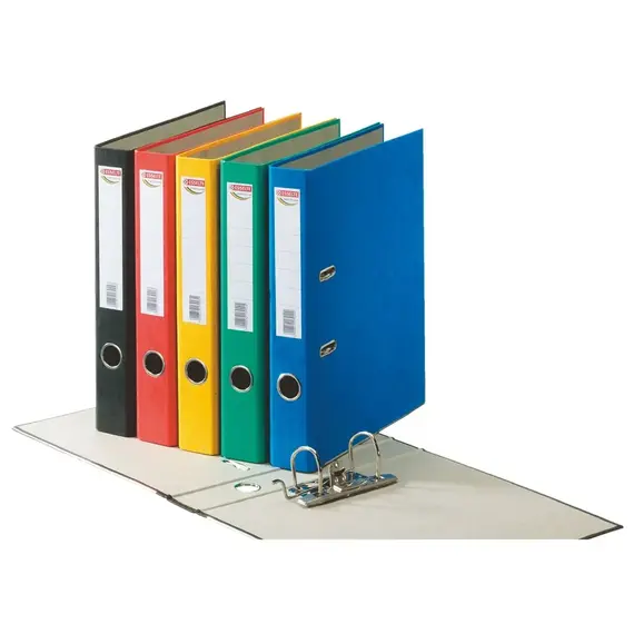 Biblioraft marmorat color, 5 cm ESSELTE Rainbow, Culoare (230): Albastru - - Roveli