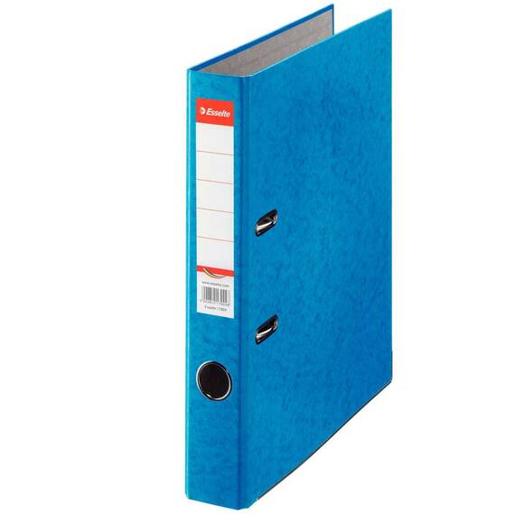Biblioraft marmorat color, 5 cm ESSELTE Rainbow, Culoare (230): Albastru - 2- Roveli