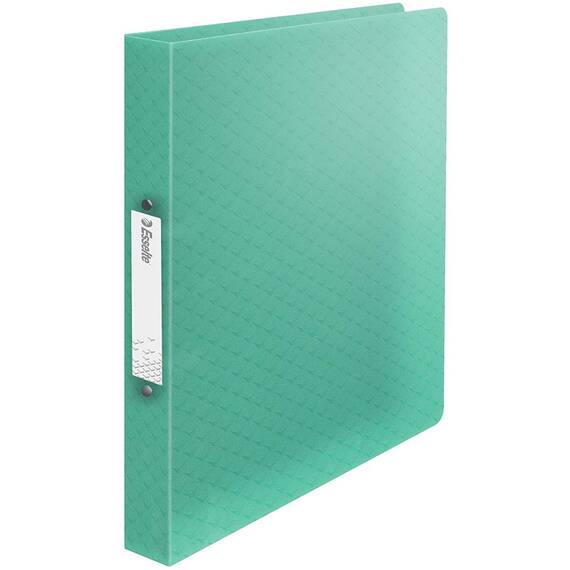 Caiet mecanic cu coperti flexibile A4, 2 inele, 34 mm, ESSELTE Colour Breeze, Culoare (230): Verde - 2- Roveli