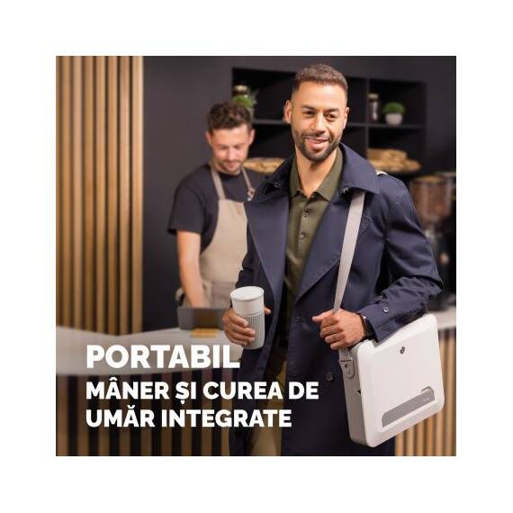 Geanta laptop cu suport ergonomic, FELLOWES Breyta, alba - 7- Roveli