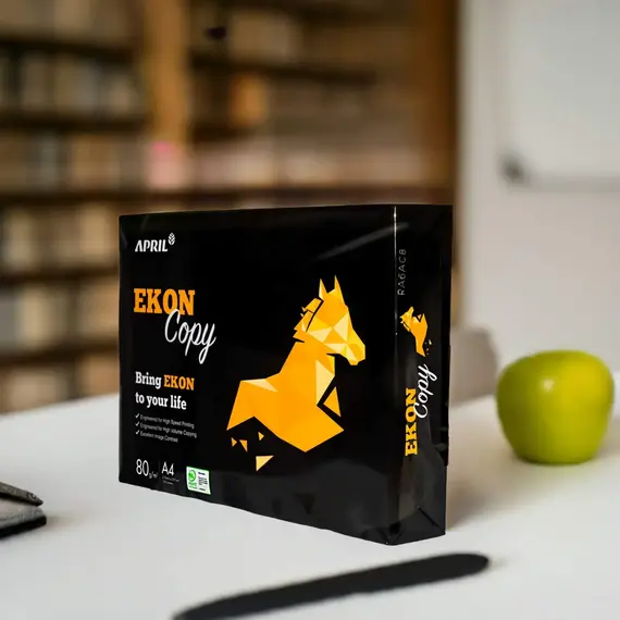 Hartie EKON Copy, A4, 80g/mp, 500 coli/top - 4- Roveli