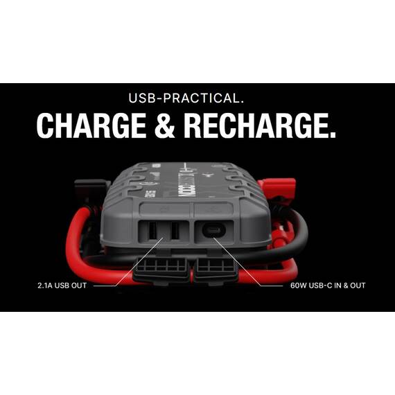 Jump starter auto portabil, 12V, curent pornire 4250A, Litiu-Ion, NOCO Boost GBX155 - 4- Roveli
