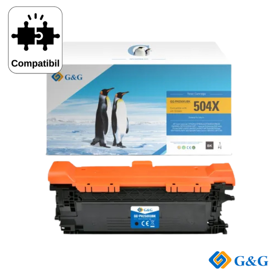 Cartus toner compatibil G&G Black CE400X CE250X, pentru HP LaserJet M551N, 10.500 pagini - - Roveli