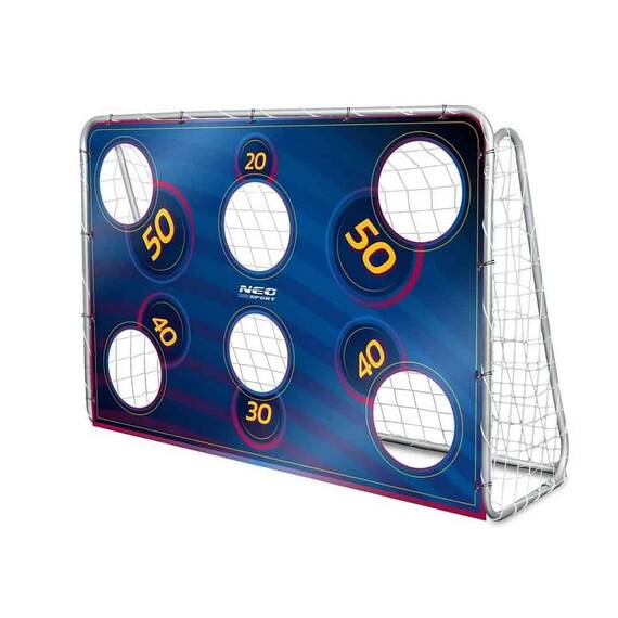 Covoras tinta pentru poarta de fotbal cu puncte, cu imprimare de inalta calitate, cu elemente de prindere incluse, 180 x 120 cm, albastru - 3- Roveli