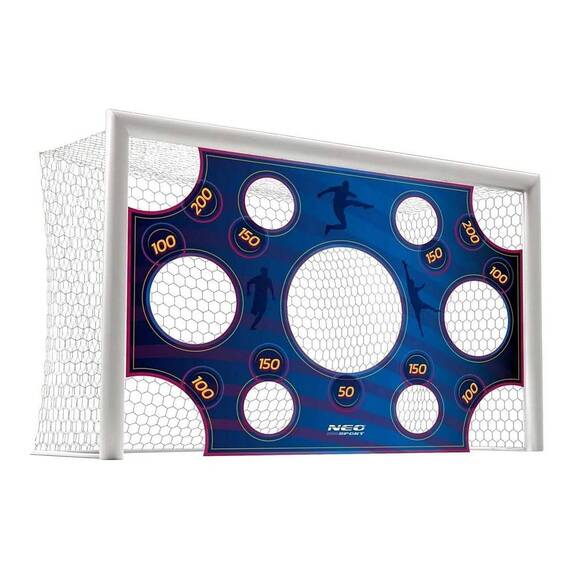 Covoras tinta pentru poarta de fotbal cu puncte, cu imprimare de inalta calitate, cu elemente de prindere incluse, 300 x 200 cm, albastru - 3- Roveli