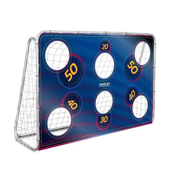 Covoras tinta pentru poarta de fotbal cu puncte, cu imprimare de inalta calitate, cu elemente de prindere incluse, 180 x 120 cm, albastru - 6- Roveli