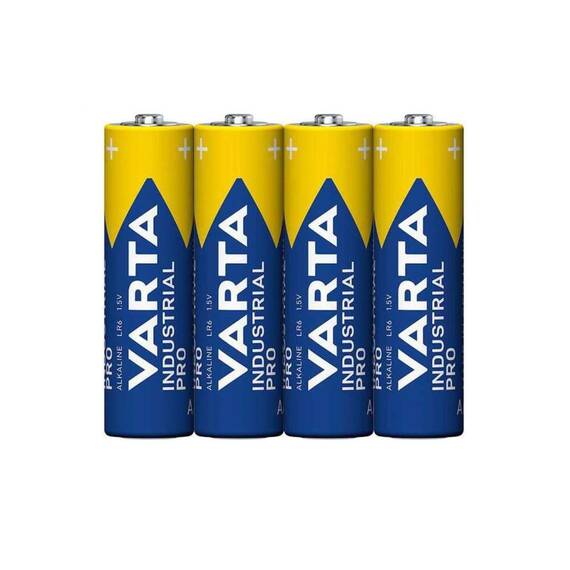 Set 4 Buc. Baterii  VARTA INDUSTRIAL AA LR6 Cod:356553 - - Roveli