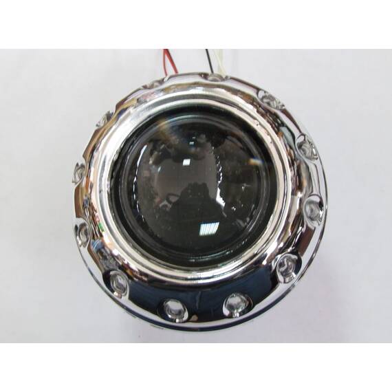 Lupe Bi-xenon Devil Eyes RED 2.5 inch 001R - 6- Roveli