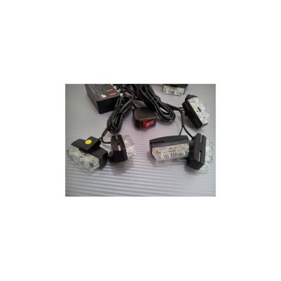 Lumini de zi LED ALB 8 mini proiectoare Cod: 52043-8 - 3- Roveli