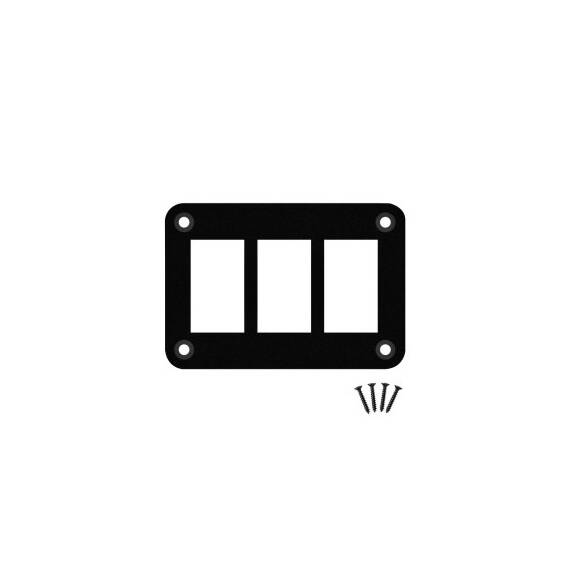 Panou pentru 2 intrerupatoare tip Rocket  Cod: LB016A-3 - - Roveli