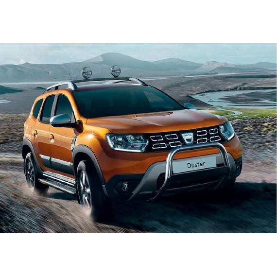 Bullbar inox  uzina dedicat  Dacia  Duster II 2018-> Cod OEM: 8201698600 - 4- Roveli