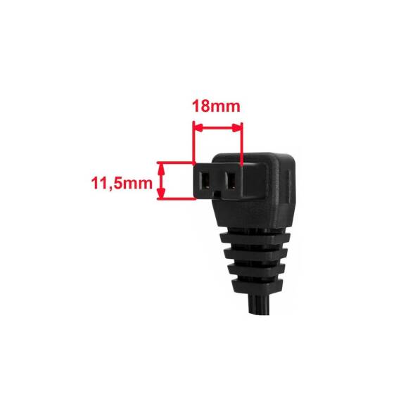 Cablu alimentare frigider auto, 2m, conector tip "Cygaro", 12/24V - 4- Roveli
