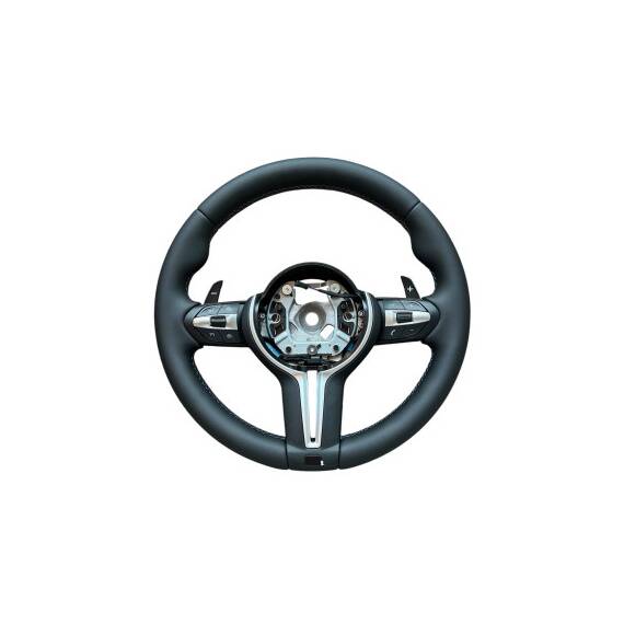 Volan sport piele compatibil cu modelele BMW Seria 1 F20,F21 Seria 2 F22,F23,F45,F87 Seria 3 F30,F31,F34 Seria 4 F32,F33,F36,F82,F83 X5 - F15 X3 - F25  Cod: OCH-09 - - Roveli