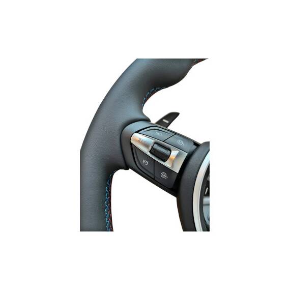 Volan sport piele compatibil cu modelele BMW Seria 1 F20,F21 Seria 2 F22,F23,F45,F87 Seria 3 F30,F31,F34 Seria 4 F32,F33,F36,F82,F83 X5 - F15 X3 - F25  Cod: OCH-09 - 2- Roveli