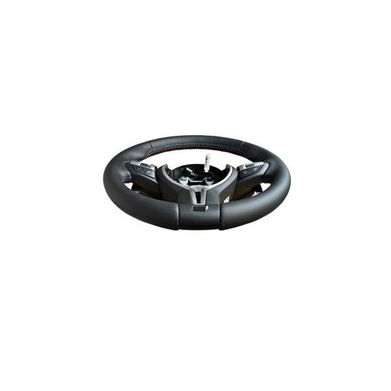 Volan sport piele  compatibil cu modelele BMW Seria 1 E87 Seria 3 E90, E91, E92,E93 X1 E84 X5 E70,E53 X6  E71 Z4 E89   Cod: OCH-12 - 2- Roveli