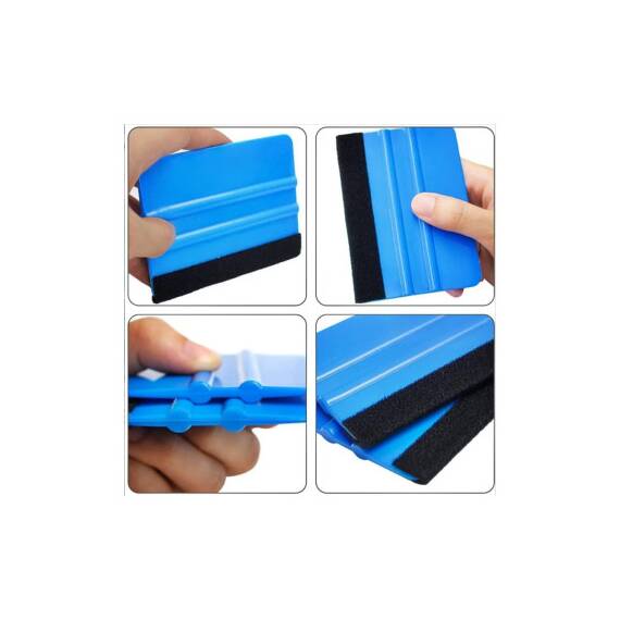 Racleta plastic montaj folie cu insertie material textil   Cod: MR-60A - 4- Roveli
