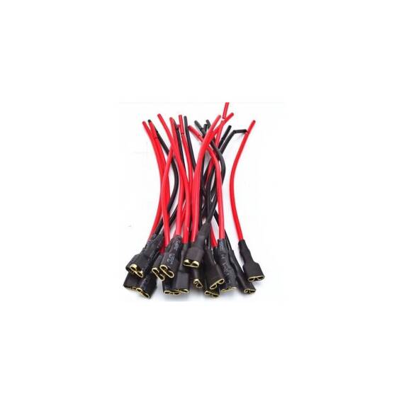 Papuci electrici mama cu fir 4.8mm rosu / negru  Cod: TLA172-4.8 - 2- Roveli