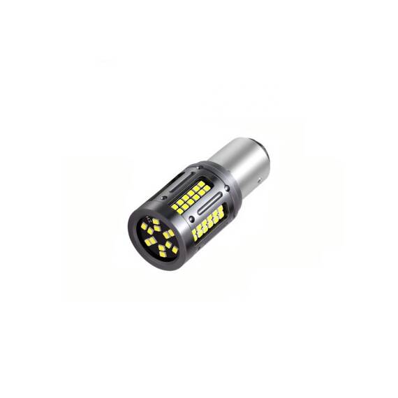 Set 2 becuri o faza T.N. BAU15S 84SMD Canbus 12V-24V nonpolar lumina  alba 1000 lumen  25W Cod: HH005 - 2- Roveli