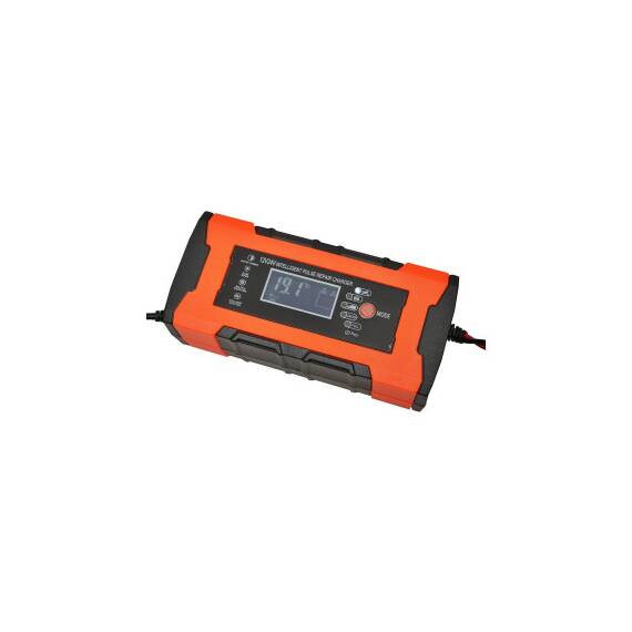 Redresor, incarcator digital baterie 12V 10A/24V 5A plumb acid, functie inteligenta reparare impuls Cod: DISPL18 - 2- Roveli