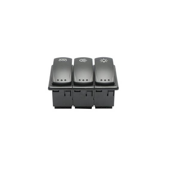 Panou comanda, comutator 3 butoane universal Cod: DISKX50 - 2- Roveli