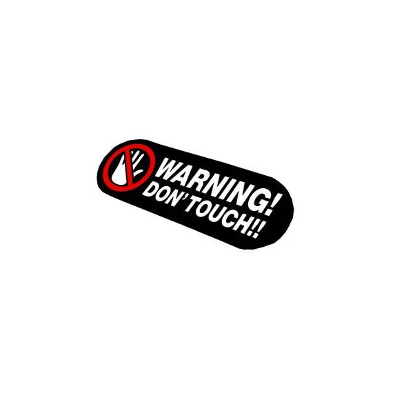 Abtibild  "Warning " Cod:  XS-06 - - Roveli