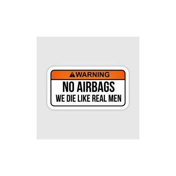 Abtibild  "Warning No Airbags " Cod:  XS-07 - - Roveli