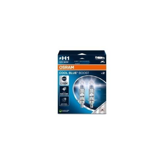 Set bec Osram H1Cool Blue Intense  100% 12V 55W Cod: 388061 - - Roveli