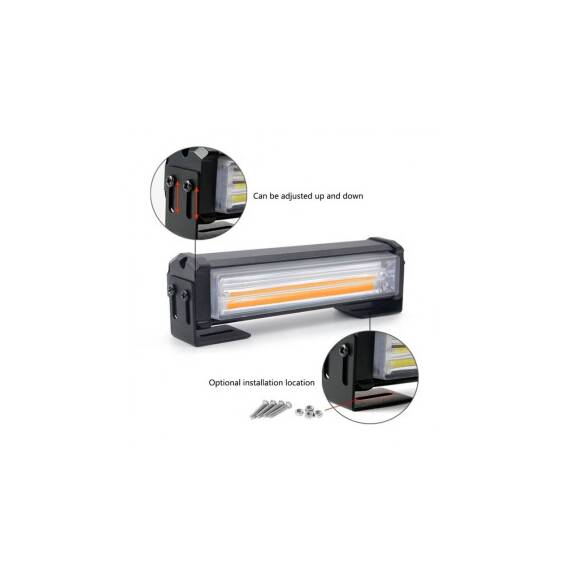 Lampa LED  Stroboscopica  De Avertizare, Galben, Flash, cu Controler, 12V Cod: HAL277 - 2- Roveli