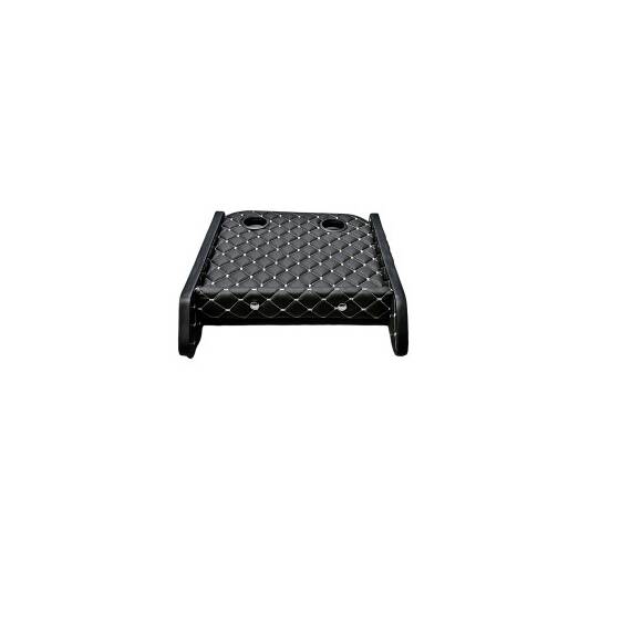 Masa de bord cu 2 suporti pentru pahare ,piele ecologica culoare Negru cusatura Gri compatibila Volkswagen Crafter 2006-2017 - - Roveli