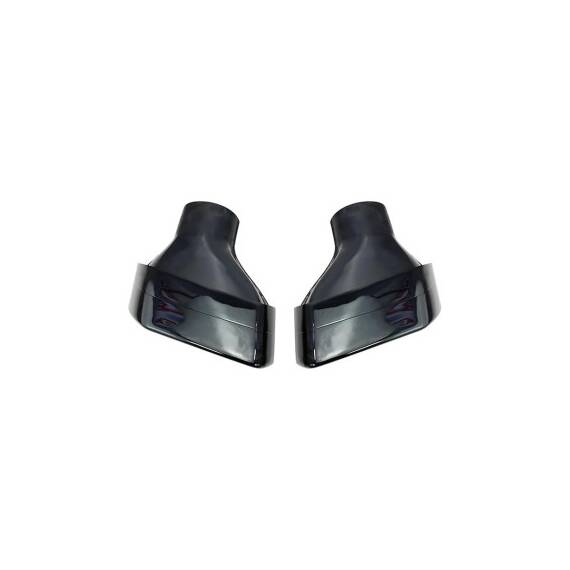 Ornament de toba compatibil BMW Seria 5 G30 Negru Cod: D047BL - 3- Roveli