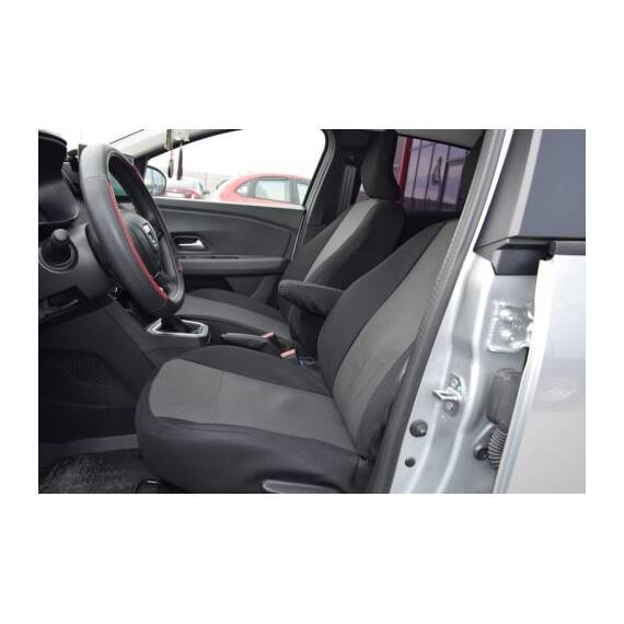 Huse scaun ART PREMIUM Dacia Logan III Berlina - ACCES si ESSENTIAL 2020 -> fara cotiera, cu decupaj airbag - - Roveli