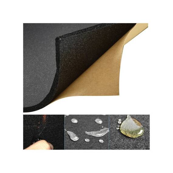 Rola insonorizant auto cu material textil si adeziv 20mm 1m x 5m Cod: 017T - 2- Roveli