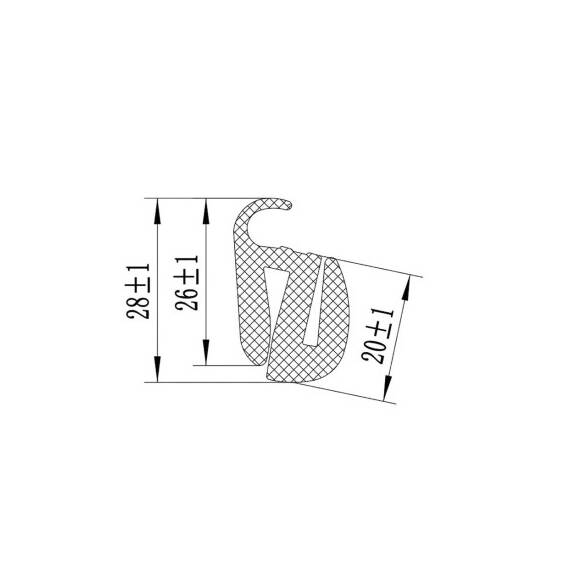 Rola cheder pentru parbriz lungime 10m Cod: FS-TC1 - 2- Roveli